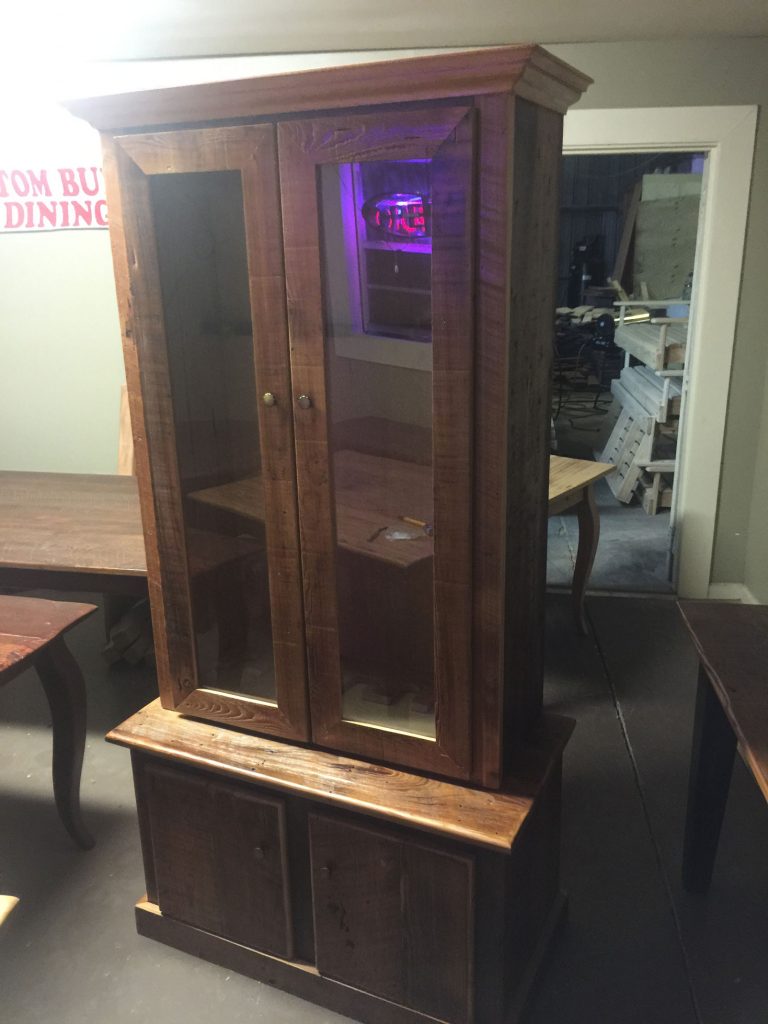 Stained Gun Cabinet