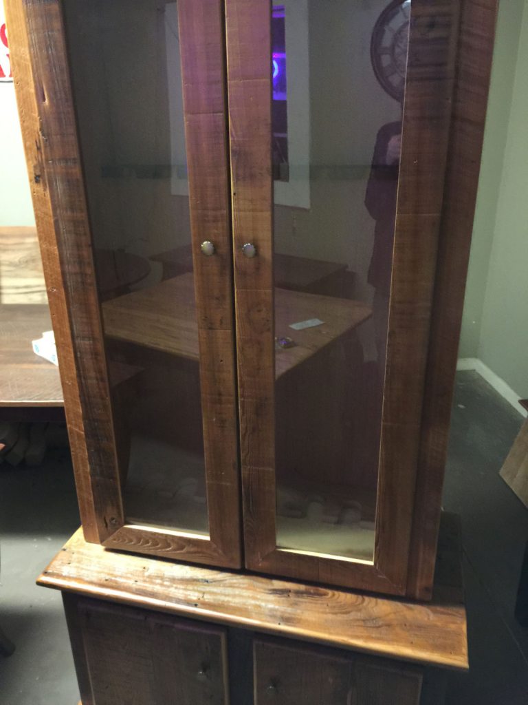 Stained Gun Cabinet