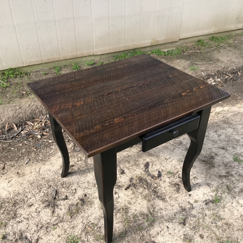 End Table Dark Stained