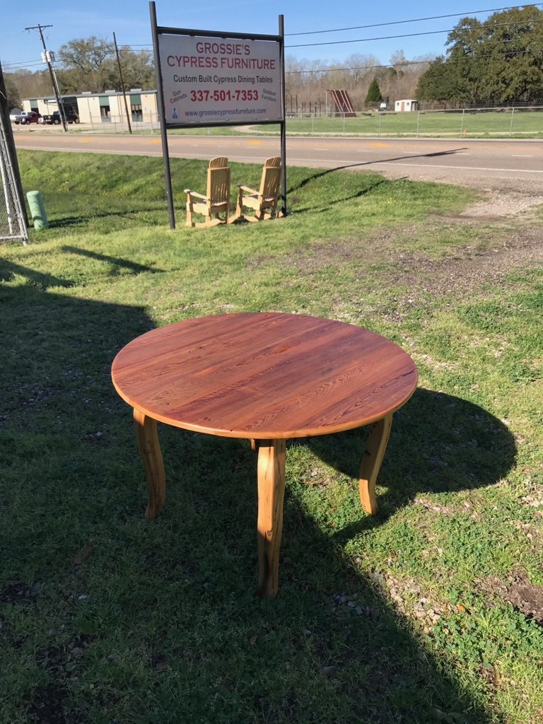 Round Cypress Table