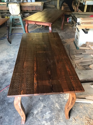 Brown Stained Cypress Table