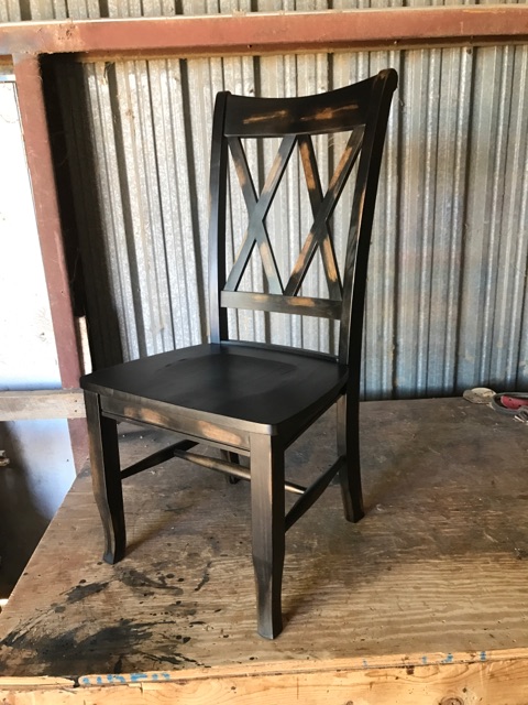 Custom wooden chair