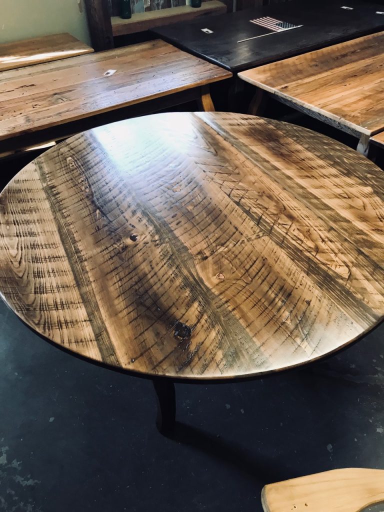Round Cypress Table