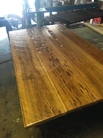 Pecky Cypress Table