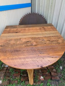 Cypress Table with light colored stain
