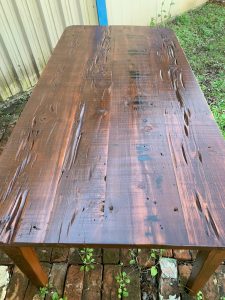 cypress Table Handmade
