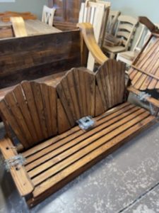 3 tiered back Cypress Swing
