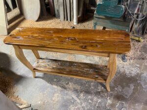 Beautiful Custom Pecky Cypress Table